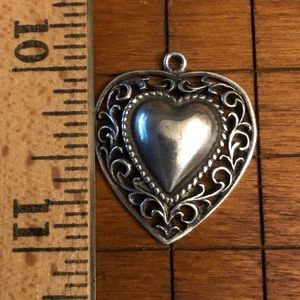 Sweet Sterling Heart Pendant by Danecraft